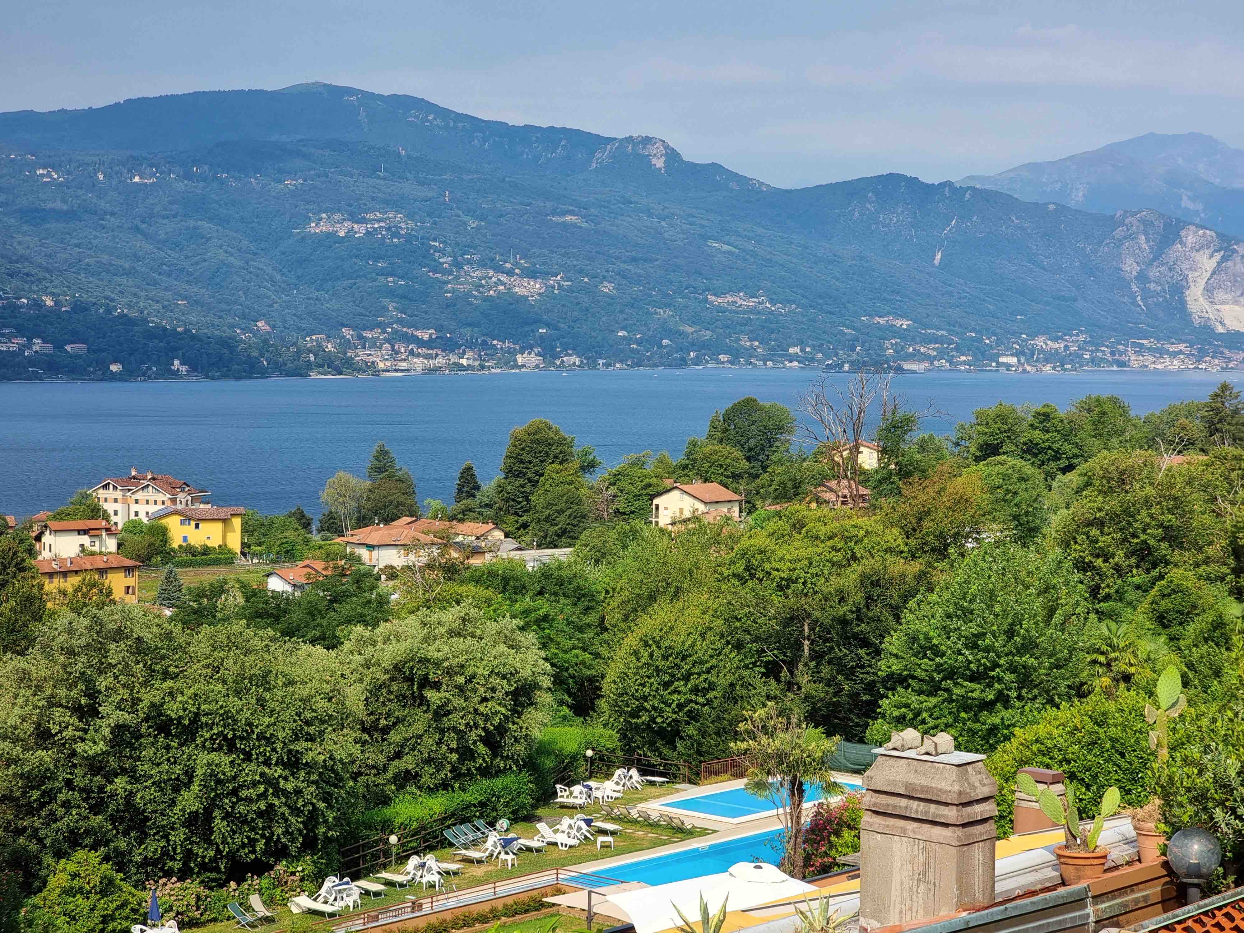 Vista lago Maggiore da Casa Mariangela Pool & Garden